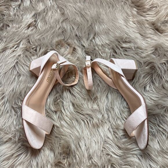 DREAM PAIRS Carnival Leather Suede Ankle Strap Low Block Chunky Heel Sandal Pump - Picture 6 of 15